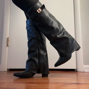 a new day Black Heeled Boots